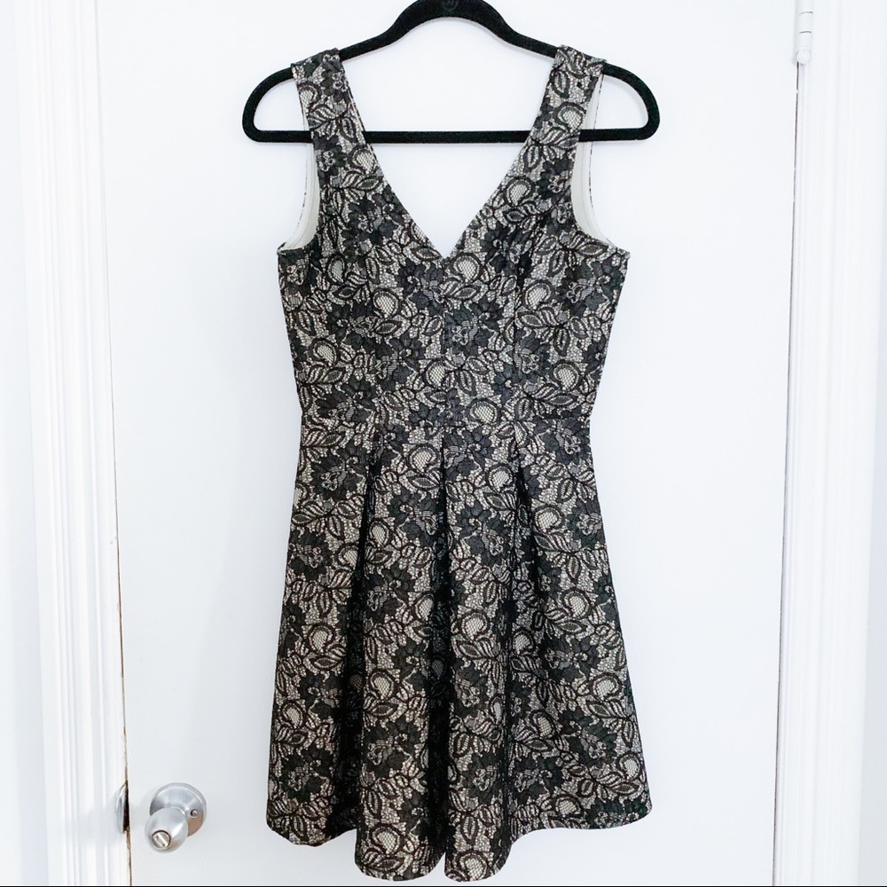 Black lace dress